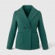 Γυναικείο Πράσινο Σταυρωτό Blazer / Pre-Owned